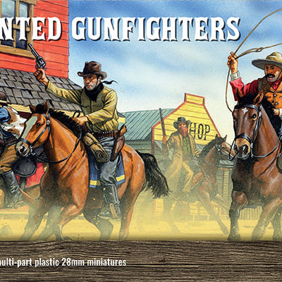 Miniatures, Dead Man's Hand: Mounted Gunfighters Plastic Boxed Set