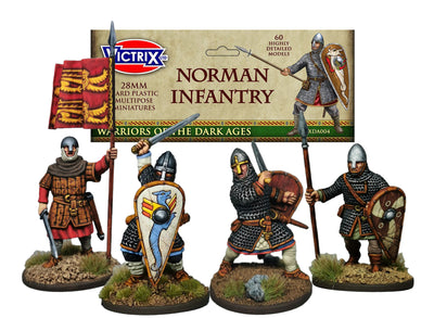 Miniatures, Norman Infantry Warriors of the Dark Ages