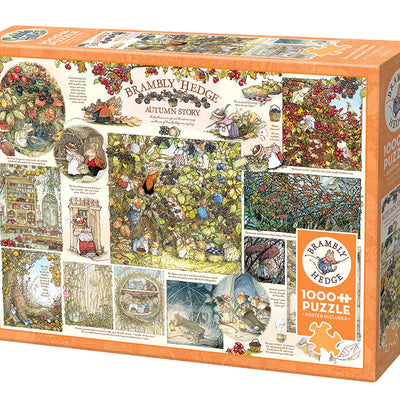 Jigsaw Puzzles, Brambly Hedge Autumn Story 1000PC Compact Puzzle