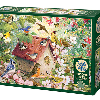 Jigsaw Puzzles, Cobble Hill: Blooming Spring 1000pc Compact Puzzle