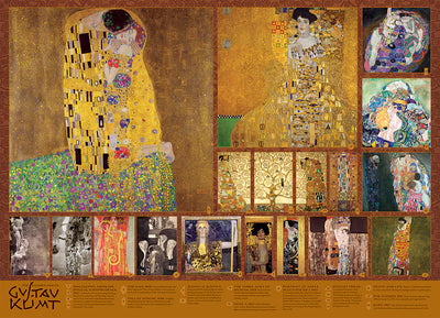 Jigsaw Puzzles, Golden Age of Klimt 1000pc Compact Puzzle