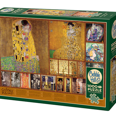 Jigsaw Puzzles, Golden Age of Klimt 1000pc Compact Puzzle