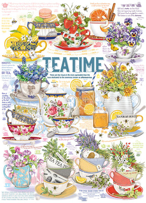 Jigsaw Puzzles, Cobble Hill: Tea Time 1000pc Compact Puzzle