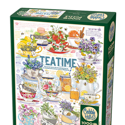 Jigsaw Puzzles, Cobble Hill: Tea Time 1000pc Compact Puzzle