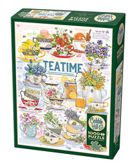 Cobble Hill: Tea Time 1000pc Compact Puzzle