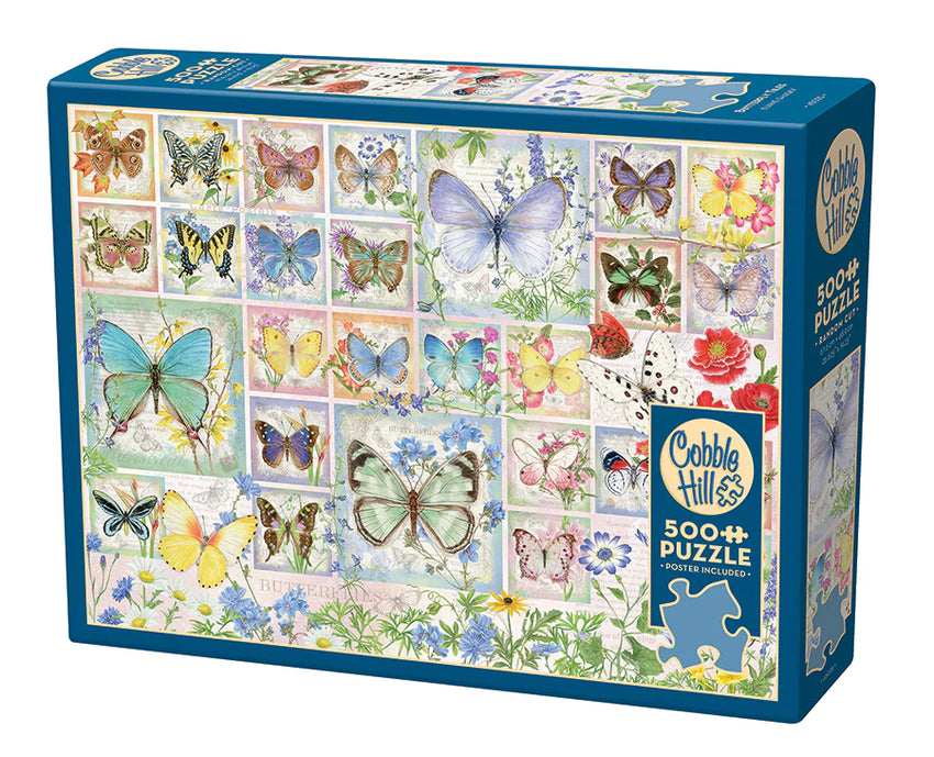 Butterfly Tiles 500pc Compact Puzzle