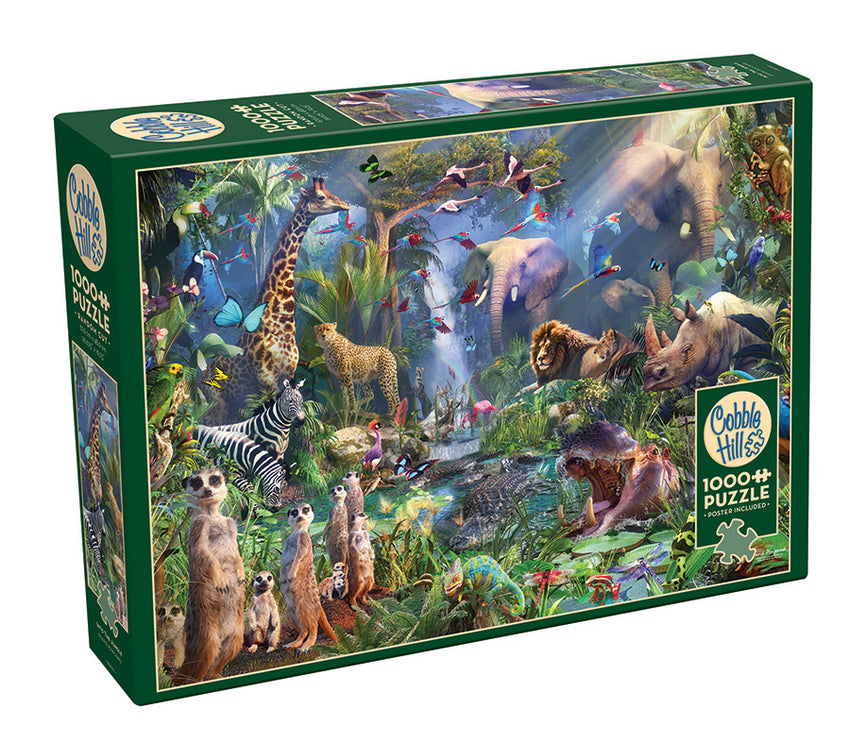 Cobble Hill: Into the Jungle 1000pc Compact Puzzle