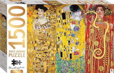 Jigsaw Puzzles, Mindbogglers Gold: Klimt Collection 1500pc Puzzle