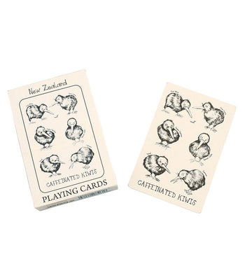 NZ Made & Created Games, Caffeinated Kiwis Playing Cards
