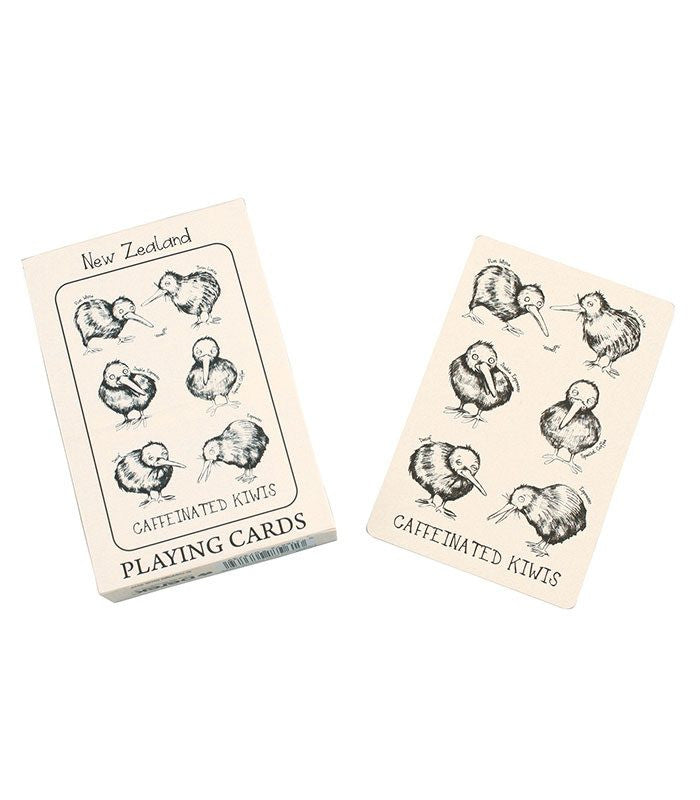 Caffeinated Kiwis Playing Cards