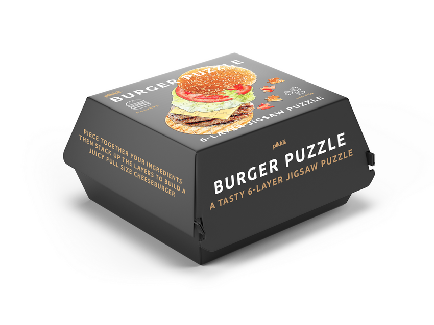 Burger 6-Layer Puzzle 160pc