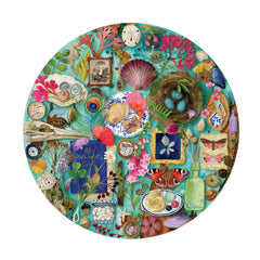 eeBoo: Collecting Nature 500pc Round Puzzle