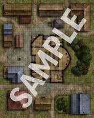 Pathfinder Flip-Mat: Village Assault