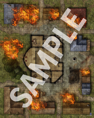 Role Playing Games, Pathfinder Flip-Mat: Village Assault