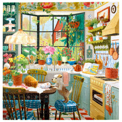 eeBoo Springtime Kitchen 1000pc Puzzle