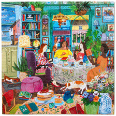eeBoo: Books & Tea by the Sea 1000pc Puzzle