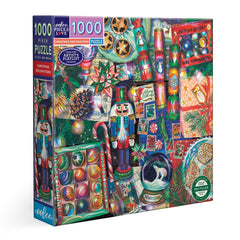 eeBoo: Christmas Decorations 1000pc Puzzle