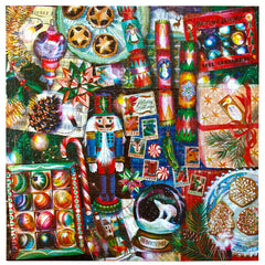 eeBoo: Christmas Decorations 1000pc Puzzle