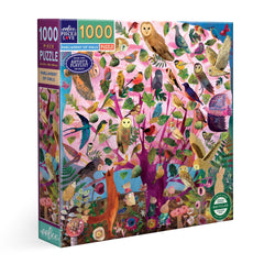 eeBoo Parliament of Owls 1000pc Puzzle