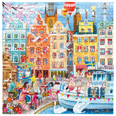 eeBoo Stockholm 1000pc Puzzle