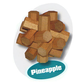 Pineapple Wooden IQ Puzzle