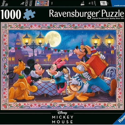 Jigsaw Puzzles, Ravensburger: Disney Mosaic Mickey 1000pc Puzzle