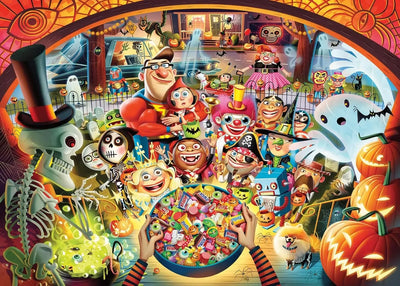 Jigsaw Puzzles, Ravensburger: Trick or Treat 1000pc Puzzle