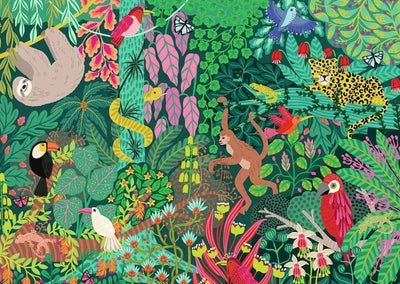 Jigsaw Puzzles, Ravensburger: Magical Rain Forest 1000pc Puzzle