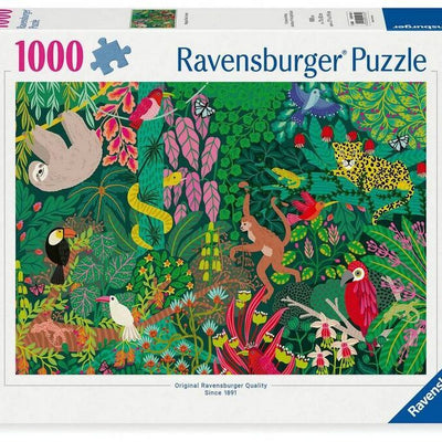 Jigsaw Puzzles, Ravensburger: Magical Rain Forest 1000pc Puzzle