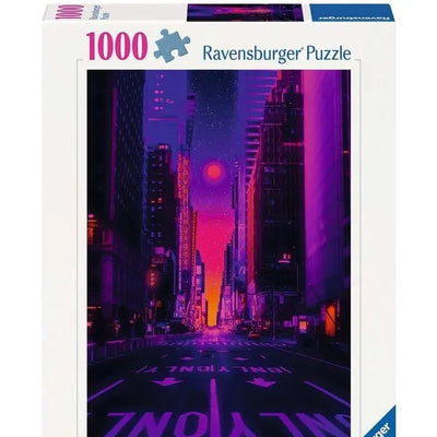Jigsaw Puzzles, Ravensburger: New York in Neon 1000pc Puzzle