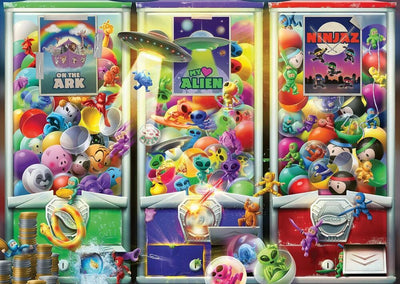 Jigsaw Puzzles, Ravensburger: Animals Aliens and Ninjas 1000pc Puzzle