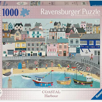 Jigsaw Puzzles, Ravensburger: Coastal Harbour 1000pc Puzzle