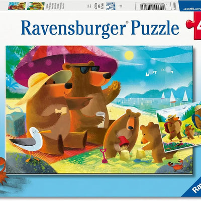 Kid's Jigsaws, Ravensburger: Bear Family Vacations 2x24pc Puzzles