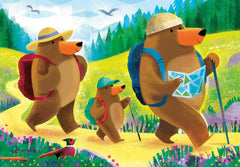 Ravensburger: Bear Family Vacations 2x24pc Puzzles