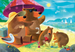 Ravensburger: Bear Family Vacations 2x24pc Puzzles