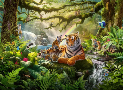 Kid's Jigsaws, Ravensburger: Jungle Wildlife Wonders 300pc XXL Puzzle