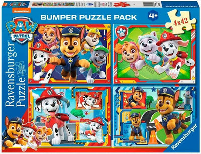 Kid's Jigsaws, Paw Patrol 4x42pc Puzzle Bumper Pack