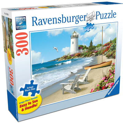 Jigsaw Puzzles, Ravensburger: Sunlit Shores 300pc Large Format Puzzle