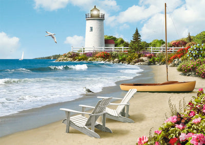 Jigsaw Puzzles, Ravensburger: Sunlit Shores 300pc Large Format Puzzle