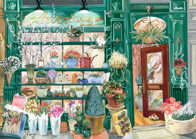Jigsaw Puzzles, Flower Shop 300pc Large Format Puzzle