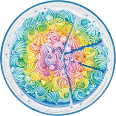 Circle of Colors: Rainbow Cake 500pc Round Puzzle