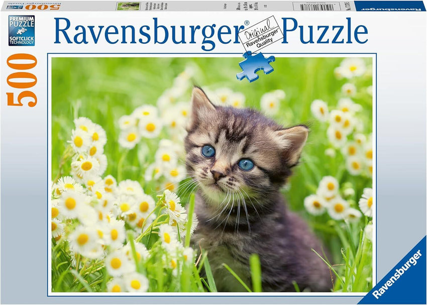 Kitten in the Meadow 500pc Puzzle