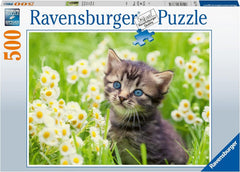 Kitten in the Meadow 500pc Puzzle