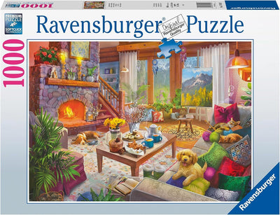 Jigsaw Puzzles, Cozy Cabin 1000pc Puzzle