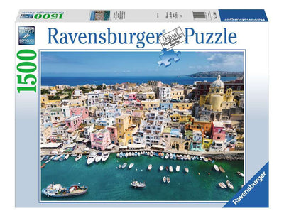 Jigsaw Puzzles, Colorful Procida Italy 1500pc Puzzle