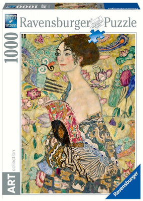 Jigsaw Puzzles, Klimt: Lady with a Fan 1000pc Puzzle