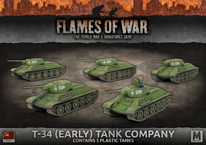Flames of War: T-34 Early Tank Company