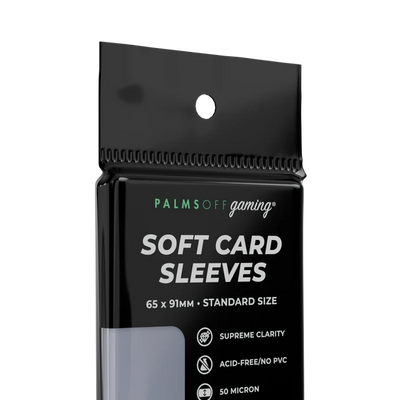 Accessories, Palms Off: Soft Card Sleeves – Standard Size 100 pack