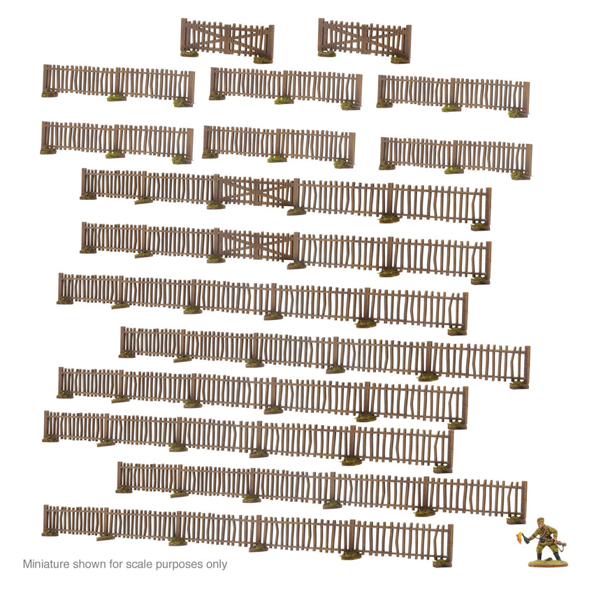 Assorted Village Fences 28mm
