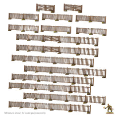 Assorted Village Fences 28mm